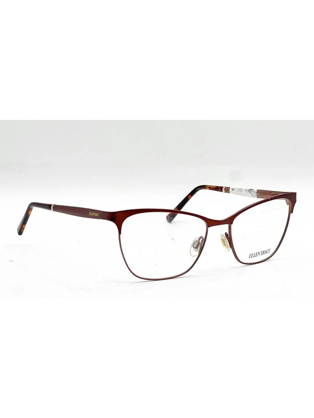 Ellen Tracy Berlin Brown Authentic Eyeglasses 54-17-140